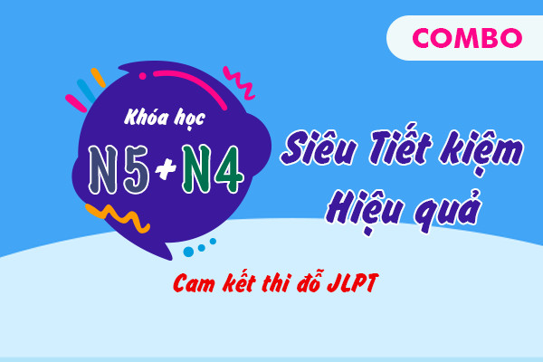 Combo 2 khóa học N5 và N4